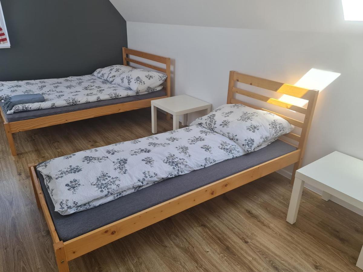 Domki Osada Kalinowa Leba Nowecin Sauna Exterior foto
