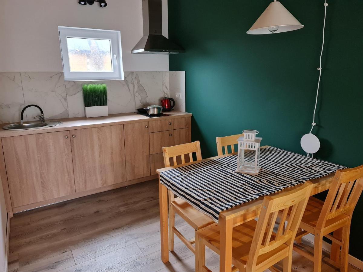 Domki Osada Kalinowa Leba Nowecin Sauna Exterior foto